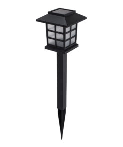 Alternative view of GloboStar® 69928 ΣΕΤ 2 Τεμαχίων Αυτόνομα Ηλιακά Φωτιστικά LED SMD 0.24W/Τεμ. 24lm/Τεμ. με Ενσωματωμένη Μπαταρία 600mAh - Φωτοβολταϊκό Πάνελ με Αισθητήρα Ημέρας-Νύχτας Αδιάβροχο IP65 Φανάρι Κήπου Τετράγωνο Ψυχρό Λευκό 6000K Μ8.5 x Π8.5 x Υ26.5cm