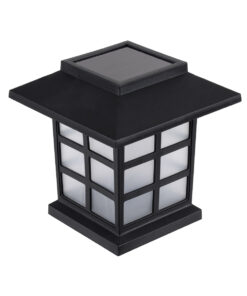 GloboStar® 69928 ΣΕΤ 2 Τεμαχίων Αυτόνομα Ηλιακά Φωτιστικά LED SMD 0.24W/Τεμ. 24lm/Τεμ. με Ενσωματωμένη Μπαταρία 600mAh - Φωτοβολταϊκό Πάνελ με Αισθητήρα Ημέρας-Νύχτας Αδιάβροχο IP65 Φανάρι Κήπου Τετράγωνο Ψυχρό Λευκό 6000K Μ8.5 x Π8.5 x Υ26.5cm 13 69928 4