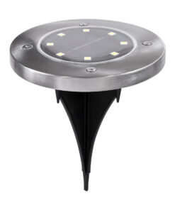 Alternative view of GloboStar® 69929 ΣΕΤ 4 Τεμαχίων Αυτόνομα Ηλιακά Φωτιστικά LED SMD 0.80W/Τεμ. 80lm/Τεμ. με Ενσωματωμένη Μπαταρία 600mAh - Φωτοβολταϊκό Πάνελ με Αισθητήρα Ημέρας-Νύχτας Αδιάβροχο IP65 Φανάρι Κήπου Στρογγυλό Ψυχρό Λευκό 6000K Φ12 x Υ13cm