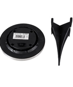 GloboStar® 69929 ΣΕΤ 4 Τεμαχίων Αυτόνομα Ηλιακά Φωτιστικά LED SMD 0.80W/Τεμ. 80lm/Τεμ. με Ενσωματωμένη Μπαταρία 600mAh - Φωτοβολταϊκό Πάνελ με Αισθητήρα Ημέρας-Νύχτας Αδιάβροχο IP65 Φανάρι Κήπου Στρογγυλό Ψυχρό Λευκό 6000K Φ12 x Υ13cm 19 69929 5