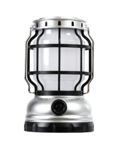 GloboStar® 69931 Αυτόνομο Ηλιακό Επαναφορτιζόμενο Φανάρι Camping LED 5W με Εναλλαγή Χρωμάτων Flame Effect & Επαναφορτιζόμενη Μπαταρία 18650 1200mAh Li-ion - Power Bank - Αδιάβροχο IP54 - Dimmable - Μαύρο Ασημί - Flame Effect 1800K - Ψυχρό Λευκό 6000K Φ10. 18 69931 3