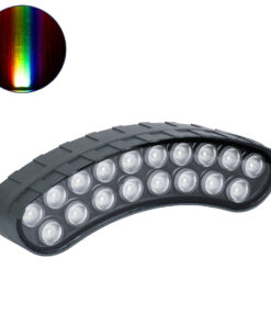 GloboStar® GloboStar® TREELIGHT-KINA 90686 Κυρτή Μπάρα Φωτισμού Wall Washer με Αντιθαμβωτική Γρίλια Ειδική για Φυτά - Δέντρα LED 18W 1530lm 15° DC 24V Αδιάβροχο IP67 L24.5 x W7 x H8cm RGBW DMX512 - Γκρι Ανθρακί - 3 Years Warranty