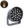 GloboStar® GLOBOSTAR® FLOOD-NIGMA 90378 Προβολέας Σποτ Wall Washer LED 24W 2160lm 30° DC 24V Αδιάβροχο IP65 Θερμό Λευκό 2700K Dimmable - Γκρι Ανθρακί - Μ15 x Π15 x Υ9.1cm - 3 Χρόνια Εγγύηση