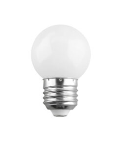 GloboStar® GloboStar® S-40005 Λάμπα LED E27 G45 Γλομπάκι 2W 130lm 260° AC 220-240V IP20 Φ4.5 x Υ6.9cm Ψυχρό Λευκό 6000K - 2 Χρόνια Εγγύηση