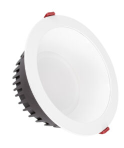 GloboStar® GloboStar® 60196 Χωνευτό LED Panel Downlight Φ22cm 42W 4830lm 60° AC 220-240V IP20 Φ22 x Υ9.5cm Θερμό Λευκό 2700K - OSRAM LED CHIP TECHNOLOGY - 5 Years Warranty