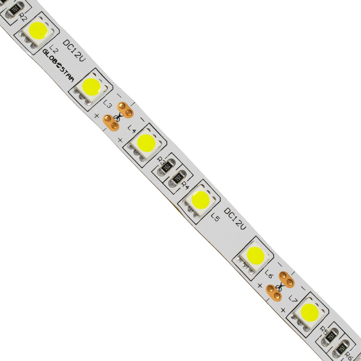 GloboStar® 70020 Ταινία LED SMD 5050 5m 14.4W/m 60LED/m 1584lm/m 120° DC 12V IP20 Ψυχρό Λευκό 6000K - 5 Χρόνια Εγγύηση 3 GloboStar® 70020 Ταινία LED SMD 5050 5m 14.4W/m 60LED/m 1584lm/m 120° DC 12V IP20 Ψυχρό Λευκό 6000K - 5 Χρόνια Εγγύηση - Image 2