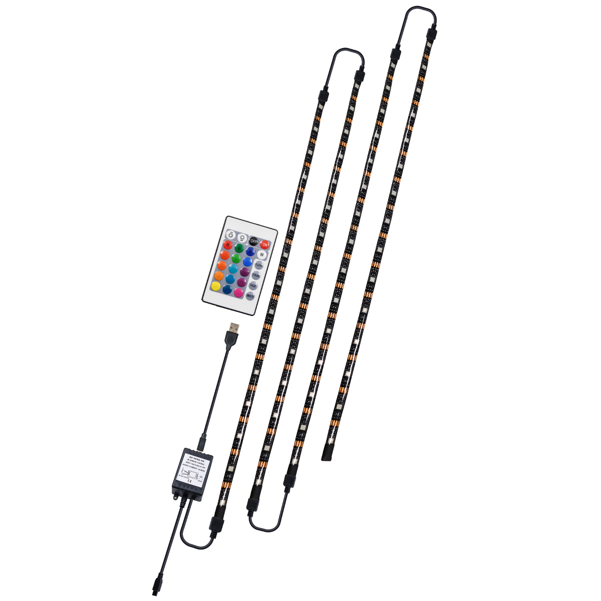 GloboStar® 70406 Σετ Ταινία TV Kit LED RGB SMD 5050 2m (4x50CM) 14.4W/2m 60LED/2m 1454lm/2m 120° USB DC 5V Οπίσθιου Κρυφού Φωτισμού για Τηλεόραση με Ασύρματο Τηλεχειριστήριο Αδιάβροχο IP65 RGB 1 GloboStar® GloboStar® 70406 Σετ Ταινία TV Kit LED RGB SMD 5050 2m (4x50CM) 14.4W/2m 60LED/2m 1454lm/2m 120° USB DC 5V Οπίσθιου Κρυφού Φωτισμού για Τηλεόραση με Ασύρματο Τηλεχειριστήριο Αδιάβροχο IP65 RGB