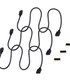 GloboStar® 70406 Σετ Ταινία TV Kit LED RGB SMD 5050 2m (4x50CM) 14.4W/2m 60LED/2m 1454lm/2m 120° USB DC 5V Οπίσθιου Κρυφού Φωτισμού για Τηλεόραση με Ασύρματο Τηλεχειριστήριο Αδιάβροχο IP65 RGB 14 70406 5