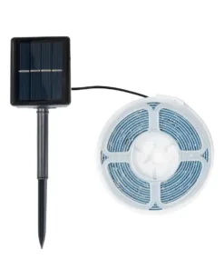 GloboStar® GloboStar® 70420 Αυτόνομο Ηλιακό Φωτοβολταϊκό Σετ με 3 Μέτρα Ταινία LED Θερμό Λευκό 3000k