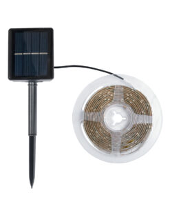 GloboStar® GloboStar® SOLAR LEDSTRIP 70421 Αυτόνομο Ηλιακό Σετ Ταινία LED 3m 3W/3m 90LED 2835 SMD 30lm/m 120° με Ενσωματωμένα Προγράμματα Λειτουργίας - Αδιάβροχο IP65 - RGB - Μ300 x Π0.8 x Υ0.3cm - 2 Χρόνια Εγγύηση