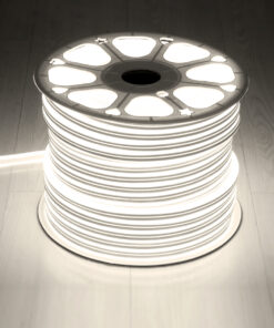 Alternative view of GloboStar® 70481 DOUBLE-SIDED 120°+120° Degree Neon Flex Epistar LED SMD 2835 1m 12W/m 120LED/m 1080lm/m 120°+120° DC 24V Αδιάβροχη IP68 Φυσικό Λευκό 4500K Dimmable