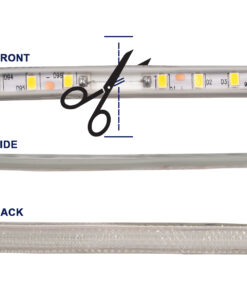 GloboStar® 70501 Slim Ταινία Μονής Σειράς Epistar LED SMD 2835 1m 12W/m 96LED/m 1644lm/m 120° DC 230V Αδιάβροχη IP68 Φυσικό Λευκό 4500K Dimmable 9 70501 4