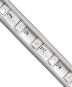 GloboStar® 70504 Slim Ταινία Μονής Σειράς Epistar LED SMD 2835 1m 12W/m 96LED/m 1572lm/m 120° DC 230V Αδιάβροχη IP68 Κόκκινο Dimmable 7 70504 3