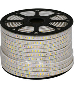 Alternative view of GloboStar® 70512 Wide Ταινία Διπλής Σειράς Epistar LED SMD 2835 1m 24W/m 180LED/m 3216lm/m 120° DC 230V Αδιάβροχη IP68 Θερμό Λευκό 2700K Dimmable