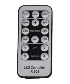 Alternative view of GloboStar® 70646 Single Color Dimmer με Ασύρματο Χειριστήριο IR - Μεταλλάκτης Τροφοδοσίας AC/DC 230V IP20 για TUBE 360° Degree Neon Flex LED Μονόχρωμη 2 Pin Max 1500W - Έως 100 Μέτρα