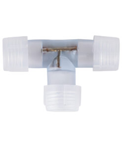 Alternative view of GloboStar® 70660 Σύνδεσμος T για Μονόχρωμο Φωτοσωλήνα LED 360° Degree DC 230V 2 Pin Αδιάβροχος IP68