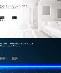 GloboStar® 70668 D4-L SKYDANCE DC DMX & RDM Dimmer High Speed Controller / Decoder 4 Καναλιών DC 12-24V 4 x 5A 120W - Max 20.5A 480W - IP20 Μ17 x Π5 x Υ2.5cm - 5 Years Warranty 26 70668 13