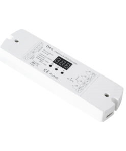 GloboStar® GloboStar® 70668 D4-L SKYDANCE DC DMX & RDM Dimmer High Speed Controller / Decoder 4 Καναλιών DC 12-24V 4 x 5A 120W - Max 20.5A 480W - IP20 Μ17 x Π5 x Υ2.5cm - 5 Years Warranty