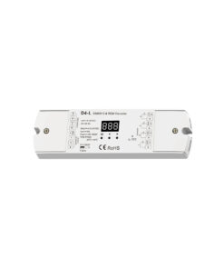 GloboStar® 70668 D4-L SKYDANCE DC DMX & RDM Dimmer High Speed Controller / Decoder 4 Καναλιών DC 12-24V 4 x 5A 120W - Max 20.5A 480W - IP20 Μ17 x Π5 x Υ2.5cm - 5 Years Warranty 20 70668 7