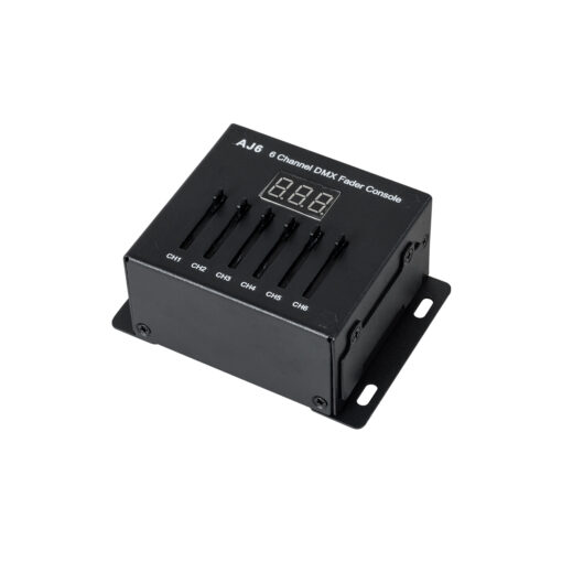 GloboStar® GloboStar® 70675 AJ6 SKYDANCE DMX 6 Channel Fader Console - Κονσόλα Φωτισμού 6 Καναλιών DMX DC 5-12V ή 3 x AAA Μπαταρίες - IP20 Μ10 x Π7 x Υ4cm - 5 Years Warranty