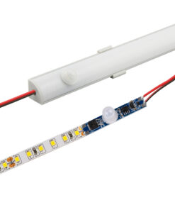 GLOBOSTAR® SENSORA 70697 Ανιχνευτής PIR / Αισθητήρας Κίνησης Ειδικός για Προφίλ Αλουμινίου 180° DC 5-24V 6A 144W Max IP20 - Μ4.9 x Π1 x Υ1.2cm - 2 Χρόνια Εγγύηση 10 70697 5