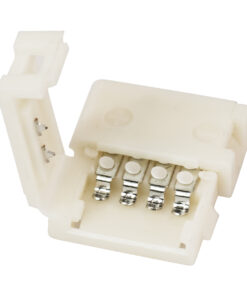 Alternative view of GLOBOSTAR® STRIPART 70712 Ενωτικός Ταχυσύνδεσμος για Πολύχρωμη RGB Ταινία LED 4Pin 10mm σε Πολύχρωμη RGB Ταινία LED 4Pin 10mm IP20 - Μ1.6 x Π1.5 x Υ0.5cm