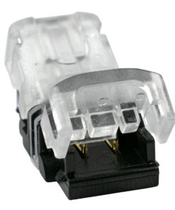 Alternative view of GLOBOSTAR® STRIPART 70714 Ενωτικός Ταχυσύνδεσμος για Μονόχρωμη Ταινία LED 2Pin 8mm σε Καλώδιο Τροφοδοσίας 2Pin IP20 - Μ1.3 x Π2.4 x Υ0.8cm