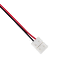 GLOBOSTAR® STRIPART 70731 Ενωτικός Ταχυσύνδεσμος με 15cm Καλώδιο Τροφοδοσίας για Μονόχρωμη Ταινία LED 2Pin 8mm σε Μονόχρωμη Ταινία LED 2Pin 8mm IP20 - Μ16 x Π1.2 x Υ0.3cm 6 70731 2