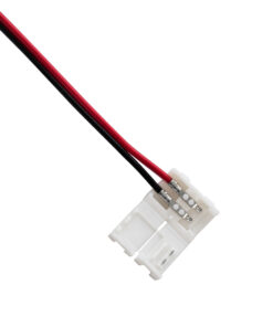 GLOBOSTAR® STRIPART 70731 Ενωτικός Ταχυσύνδεσμος με 15cm Καλώδιο Τροφοδοσίας για Μονόχρωμη Ταινία LED 2Pin 8mm σε Μονόχρωμη Ταινία LED 2Pin 8mm IP20 - Μ16 x Π1.2 x Υ0.3cm 7 70731 3