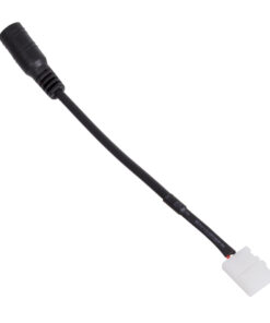 GLOBOSTAR® STRIPART 70739 Ενωτικός Ταχυσύνδεσμος με 15cm Καλώδιο Τροφοδοσίας για Μονόχρωμη Ταινία LED 2Pin 8mm σε DC Θηλυκό Σύνδεσμο 2.1mm IP20 - Μ15 x Π1.2 x Υ1.2cm 7 70739 3