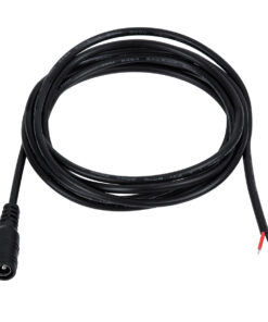 GloboStar® GLOBOSTAR® STRIPART 70748 DC Θηλυκός Σύνδεσμος 2.1mm με 200cm Καλώδιο Τροφοδοσίας 2Pin IP20 - Μ200 x Π2.1 x Υ2.1cm