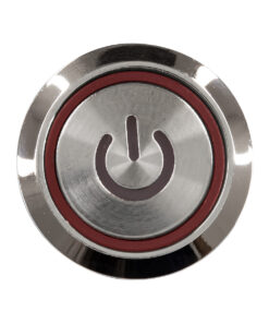 GLOBOSTAR® BUTTON 70771 Φωτιζόμενος Χωνευτός Διακόπτης On/Off LED AC 220-240V 1 x 3A 690W Max Αδιάβροχο IP65 Κόκκινο - Μ1.8 x Π1.8 x Υ2cm 10 70771 2