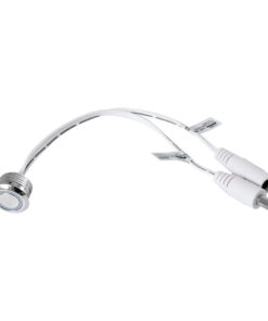 Alternative view of GLOBOSTAR® BUTTON 70790 Φωτιζόμενος Χωνευτός Διακόπτης Αφής On/Off & Push Dimming LED DC 12-24V 1 x 4A 96W Max IP20 Ψυχρό Λευκό 6000K - Μ2 x Π2 x Υ1.2cm - 2 Χρόνια Εγγύηση