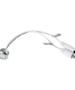 GloboStar® GLOBOSTAR® BUTTON 70793 Φωτιζόμενος Χωνευτός Διακόπτης Αφής On/Off & Push Dimming LED DC 12-24V 1 x 4A 96W Max IP20 Μπλε - Μ2 x Π2 x Υ1.2cm - 2 Χρόνια Εγγύηση