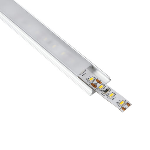 GloboStar® GloboStar® CURVED-PROFILE 70802-3M Προφίλ Αλουμινίου - Βάση & Ψύκτρα Ταινίας LED με Λευκό Γαλακτερό Κάλυμμα - Επιφανειακή Χρήση - Εύκαμπτο με Δυνατότητα Κυρτής Τοποθέτησης - Πατητό Κάλυμμα - Ασημί - 3 Μέτρα - Πακέτο 5 Τεμαχίων - Μ300 x Π1.8 x Υ0.5cm