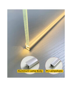 GloboStar® GLASSBOARD-PROFILE 70812-3M Προφίλ Αλουμινίου - Βάση & Ψύκτρα Ταινίας LED με Λευκό Γαλακτερό Κάλυμμα - Χρήση για Μοριακό Φωτισμό Γυαλιού Πάχους 10mm - Πατητό Κάλυμμα - Ασημί - 3 Μέτρα - Πακέτο 5 Τεμαχίων - Μ300 x Π1.7 x Υ3cm 22 70812 3m 9