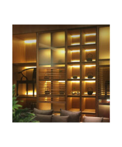 GLOBOSTAR® ALP-R-SHELF DODA 70814-3M Χωνευτό Προφίλ Αλουμινίου Ειδικό για Φωτισμό Ραφιού 18mm με Λευκό Γαλακτερό Πατητό Κάλυμμα για Ταινίες LED IP20 - Ασημί & Λευκό- Μ300 x Π1.5 x Υ2cm - Πακέτο 5 Τεμαχίων 22 70814 3m 11