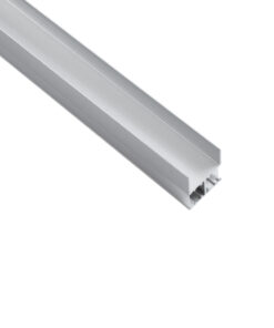 GLOBOSTAR® ALP-R-SHELF DODA 70814-3M Χωνευτό Προφίλ Αλουμινίου Ειδικό για Φωτισμό Ραφιού 18mm με Λευκό Γαλακτερό Πατητό Κάλυμμα για Ταινίες LED IP20 - Ασημί & Λευκό- Μ300 x Π1.5 x Υ2cm - Πακέτο 5 Τεμαχίων 16 70814 3m 5