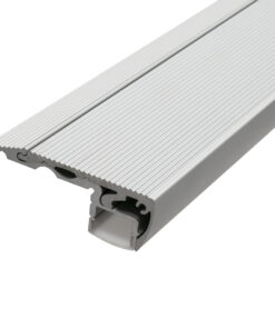 GloboStar® STAIR-PROFILE 70823-2M Προφίλ Αλουμινίου - Βάση & Ψύκτρα Ταινίας LED με Λευκό Γαλακτερό Κάλυμμα - Χρήση σε Σκαλοπάτια - Πατητό Κάλυμμα - Ασημί - 2 Μέτρα - Μ200 x Π6 x Υ2.1cm 12 70823 6