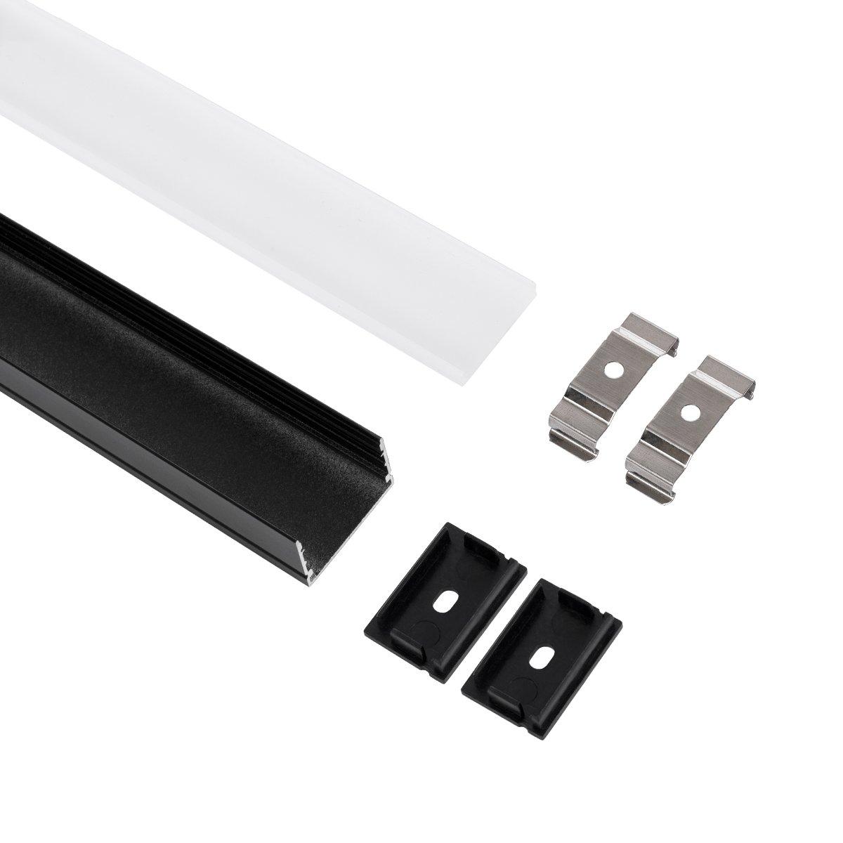 GLOBOSTAR® ALP-LINEAR VEXTA 70825-1M Επιφανειακό Προφίλ Αλουμινίου με Λευκό Γαλακτερό Πατητό Κάλυμμα για Ταινίες LED IP20 - Μαύρο & Λευκό - Μ100 x Π3 x Υ2cm 4 GLOBOSTAR® ALP-LINEAR VEXTA 70825-1M Επιφανειακό Προφίλ Αλουμινίου με Λευκό Γαλακτερό Πατητό Κάλυμμα για Ταινίες LED IP20 - Μαύρο & Λευκό - Μ100 x Π3 x Υ2cm - Image 2