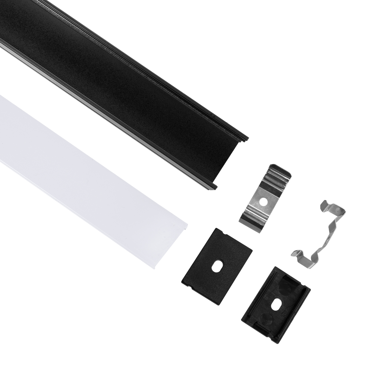 GLOBOSTAR® ALP-LINEAR VEXTA 70825-3M Επιφανειακό Προφίλ Αλουμινίου με Λευκό Γαλακτερό Πατητό Κάλυμμα για Ταινίες LED IP20 - Μαύρο & Λευκό - Μ300 x Π3 x Υ2cm - Πακέτο 5 Τεμαχίων 3 GLOBOSTAR® ALP-LINEAR VEXTA 70825-3M Επιφανειακό Προφίλ Αλουμινίου με Λευκό Γαλακτερό Πατητό Κάλυμμα για Ταινίες LED IP20 - Μαύρο & Λευκό - Μ300 x Π3 x Υ2cm - Πακέτο 5 Τεμαχίων - Image 2