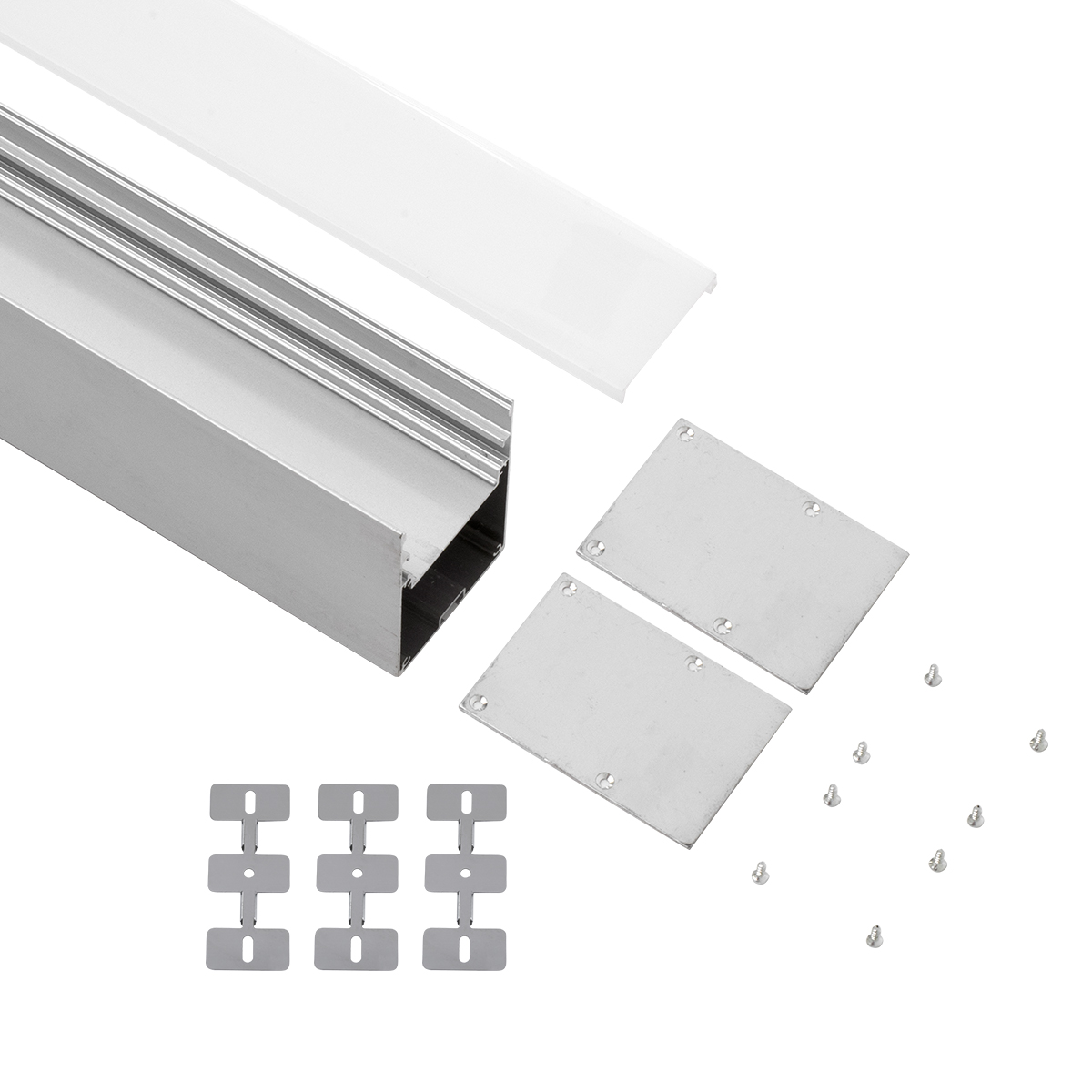 GloboStar® SURFACEPENDANT-PROFILE 70826-3M Προφίλ Αλουμινίου - Βάση & Ψύκτρα Ταινίας LED με Λευκό Γαλακτερό Κάλυμμα - Επιφανειακή & Κρεμαστή Χρήση - Πατητό Κάλυμμα - Ασημί - 3 Μέτρα - Μ300 x Π5 x Υ7cm 3 GloboStar® SURFACEPENDANT-PROFILE 70826-3M Προφίλ Αλουμινίου - Βάση & Ψύκτρα Ταινίας LED με Λευκό Γαλακτερό Κάλυμμα - Επιφανειακή & Κρεμαστή Χρήση - Πατητό Κάλυμμα - Ασημί - 3 Μέτρα - Μ300 x Π5 x Υ7cm - Image 2