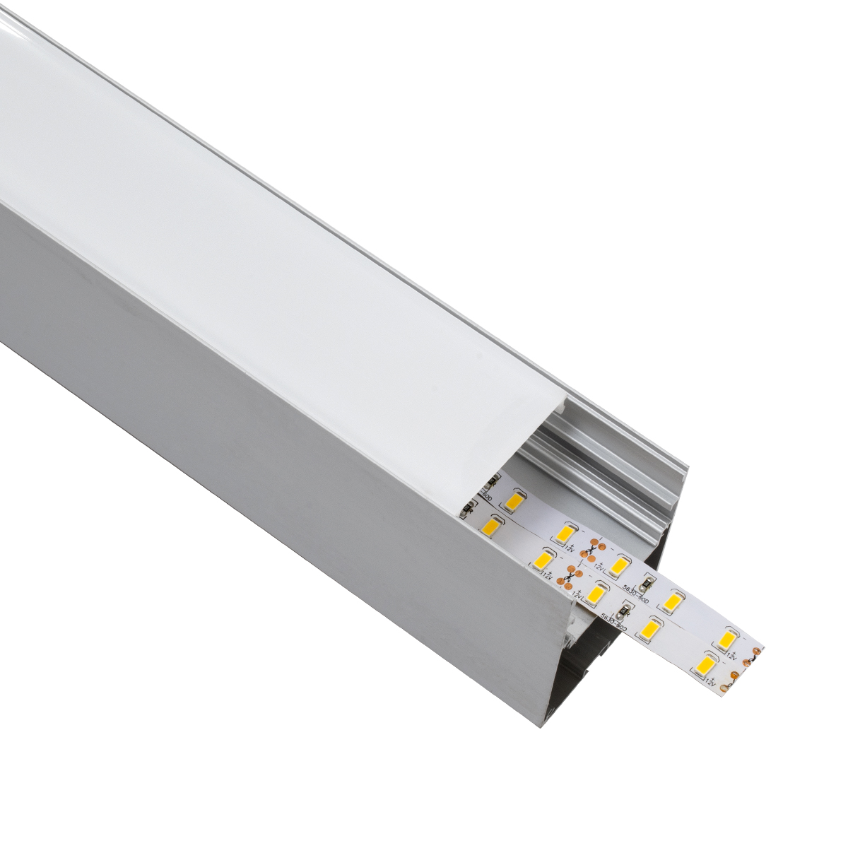GloboStar® SURFACEPENDANT-PROFILE 70826-3M Προφίλ Αλουμινίου - Βάση & Ψύκτρα Ταινίας LED με Λευκό Γαλακτερό Κάλυμμα - Επιφανειακή & Κρεμαστή Χρήση - Πατητό Κάλυμμα - Ασημί - 3 Μέτρα - Μ300 x Π5 x Υ7cm 4 GloboStar® SURFACEPENDANT-PROFILE 70826-3M Προφίλ Αλουμινίου - Βάση & Ψύκτρα Ταινίας LED με Λευκό Γαλακτερό Κάλυμμα - Επιφανειακή & Κρεμαστή Χρήση - Πατητό Κάλυμμα - Ασημί - 3 Μέτρα - Μ300 x Π5 x Υ7cm - Image 3