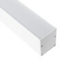 GloboStar® GloboStar® SURFACEPENDANT-PROFILE 70827-1M Προφίλ Αλουμινίου - Βάση & Ψύκτρα Ταινίας LED με Λευκό Γαλακτερό Κάλυμμα - Επιφανειακή & Κρεμαστή Χρήση - Πατητό Κάλυμμα - Λευκό - 1 Μέτρο - Μ100 x Π5 x Υ7cm