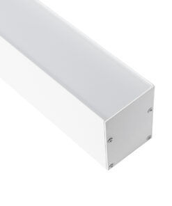 GloboStar® GloboStar® SURFACEPENDANT-PROFILE 70827-1M Προφίλ Αλουμινίου - Βάση & Ψύκτρα Ταινίας LED με Λευκό Γαλακτερό Κάλυμμα - Επιφανειακή & Κρεμαστή Χρήση - Πατητό Κάλυμμα - Λευκό - 1 Μέτρο - Μ100 x Π5 x Υ7cm