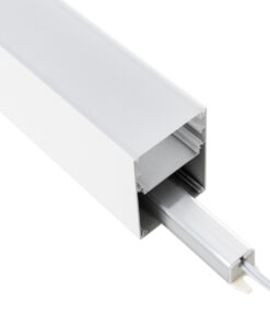 GloboStar® SURFACEPENDANT-PROFILE 70827-1M Προφίλ Αλουμινίου - Βάση & Ψύκτρα Ταινίας LED με Λευκό Γαλακτερό Κάλυμμα - Επιφανειακή & Κρεμαστή Χρήση - Πατητό Κάλυμμα - Λευκό - 1 Μέτρο - Μ100 x Π5 x Υ7cm 15 70827 1M 6