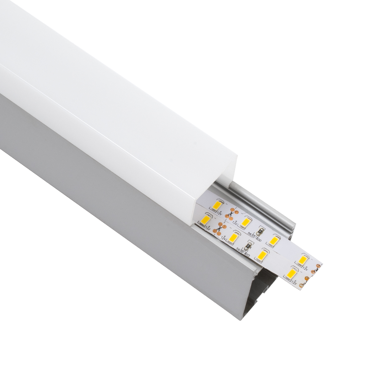 GloboStar® SURFACEPENDANT-PROFILE 70830-3M Προφίλ Αλουμινίου - Βάση & Ψύκτρα Ταινίας LED με Λευκό Γαλακτερό Κάλυμμα - Επιφανειακή & Κρεμαστή Χρήση - Πατητό Κάλυμμα - Ασημί - 3 Μέτρα - Μ300 x Π3.5 x Υ7.4cm 4 GloboStar® SURFACEPENDANT-PROFILE 70830-3M Προφίλ Αλουμινίου - Βάση & Ψύκτρα Ταινίας LED με Λευκό Γαλακτερό Κάλυμμα - Επιφανειακή & Κρεμαστή Χρήση - Πατητό Κάλυμμα - Ασημί - 3 Μέτρα - Μ300 x Π3.5 x Υ7.4cm - Image 3