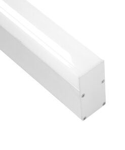 GloboStar® GloboStar® SURFACEPENDANT-PROFILE 70831-1M Προφίλ Αλουμινίου - Βάση & Ψύκτρα Ταινίας LED με Λευκό Γαλακτερό Κάλυμμα - Επιφανειακή & Κρεμαστή Χρήση - Πατητό Κάλυμμα - Λευκό - 1 Μέτρο - Μ100 x Π3.5 x Υ7.4cm