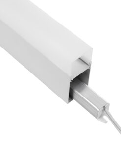 GloboStar® SURFACEPENDANT-PROFILE 70831-1M Προφίλ Αλουμινίου - Βάση & Ψύκτρα Ταινίας LED με Λευκό Γαλακτερό Κάλυμμα - Επιφανειακή & Κρεμαστή Χρήση - Πατητό Κάλυμμα - Λευκό - 1 Μέτρο - Μ100 x Π3.5 x Υ7.4cm 15 70831 1m 6