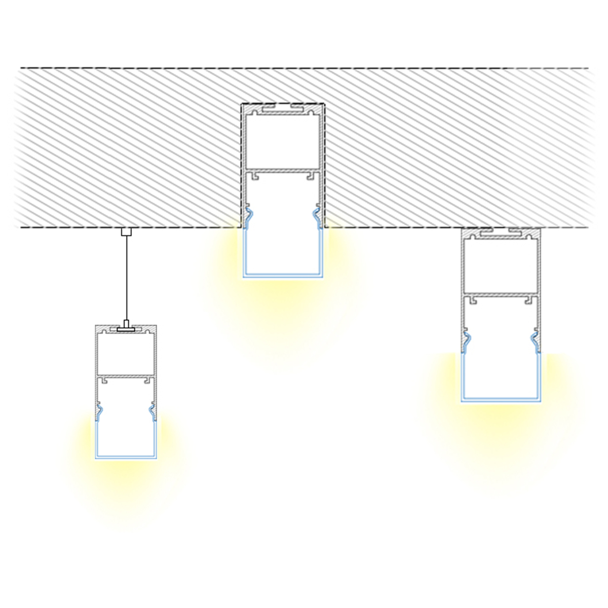 GloboStar® SURFACEPENDANT-PROFILE 70831-1M Προφίλ Αλουμινίου - Βάση & Ψύκτρα Ταινίας LED με Λευκό Γαλακτερό Κάλυμμα - Επιφανειακή & Κρεμαστή Χρήση - Πατητό Κάλυμμα - Λευκό - 1 Μέτρο - Μ100 x Π3.5 x Υ7.4cm 10 GloboStar® SURFACEPENDANT-PROFILE 70831-1M Προφίλ Αλουμινίου - Βάση & Ψύκτρα Ταινίας LED με Λευκό Γαλακτερό Κάλυμμα - Επιφανειακή & Κρεμαστή Χρήση - Πατητό Κάλυμμα - Λευκό - 1 Μέτρο - Μ100 x Π3.5 x Υ7.4cm - Image 8
